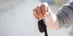 handing over car keys