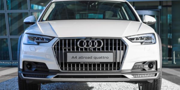 Audi with Quattro on the license plate