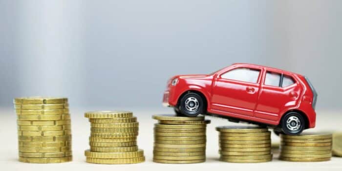 NADA Value rising as toy car drives up some coins.